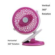 United States store Battery Operated Clip on Fan,Mini Desk Fan Portable Handheld Powered by Rechargeable Battery... N5