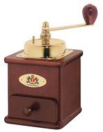 BRASILIA Coffee Mill- Mahogany Stained Beech by Zassenhaus by Kuchenprofi