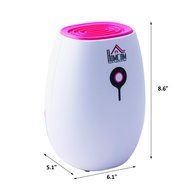 HomCom Portable Compact Mini Air Dehumidifier - Pink N5