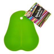 The Kosher Cook KCKH3019P Silicone Spoon Rest for Pareve, Green N2