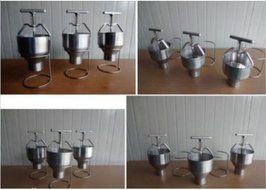 Canty Wang PY145 Manual Donut Depositor Dropper Plunger Dough Batter Dispenser Hopper with stand