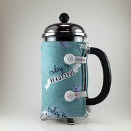 Inspired Message, French Press Cozy Cover, 8 cup