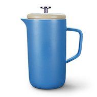 Porcelain French Press Coffee Maker, Blue - By SWEESE