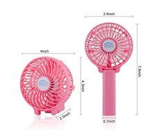 Portable Battery USB Rechargeable Handheld Mini Foldable Cooling Desktop Fan for Home Office Outdoor Workout Camping... N8