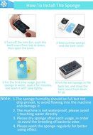 Wooboo Mini Cooli Portable USB Rechargeable HandHeld Air Conditioner Summer Cooler Fan,Batteries Powered No Leaf... N17