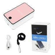 Wooboo Mini Cooli Portable USB Rechargeable HandHeld Air Conditioner Summer Cooler Fan,Batteries Powered No Leaf... N19