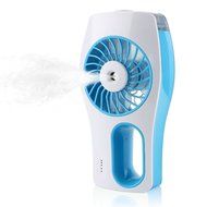 M-Aimee Portable Handheld USB Mini Misting Fan with Personal Cooling Mist Humidifier (Blue) N5