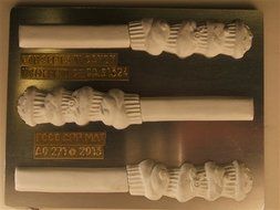 Stacked Cupcakes Pretzel Rod Candy Mold AO271 All Occasion Chocolate Candy Mold