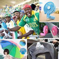 TANGMI Portable USB Handheld Fan Mini Battery Foldable Fan Best for Indoor and Outdoor Strong Wind Desktop Cooling... N3