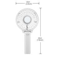 TANGMI Portable USB Handheld Fan Mini Battery Foldable Fan Best for Indoor and Outdoor Strong Wind Desktop Cooling... N7