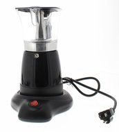 Brentwood Electric 6 Cup Moka Espresso Maker in Silver - 6.5" x 9" x 6"