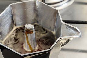 Classic 6 Cup Capacity Stovetop Italian Moka Espresso Maker. Best Polished Aluminium Pot for Camping or Outdoor...