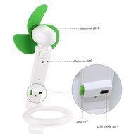 iEGrow USB Mini Personal Fan, Desk Fan, Home Kitchen Fan, Office Fan, Travel Fan with Hand-held Flexible Folding... N19