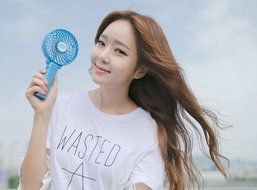 iwish The newest style Protable Rechargeable Folding Mini USB Fan Battery Operated Electric Personal Handheld... N10