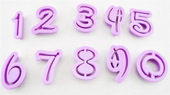 HomeyHouse&reg; Set of 36pcs DIY Letter Number Cake Mould Fondant Sugarcraft Cookie Plunger Cutter Mold Decorating... N2