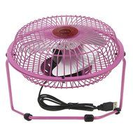 Bao Xin 360 Degrees Rotating USB Powered Tabletop Fan Mini Metal Electric Fan for Summer, Work, Office, Pc, Notebook... N36