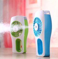 Home Fan Cooling Humidifier Fans Rechargeable USB 2colorsWater Spray Fan Misting Mist Cooler water Powerful USB... N7