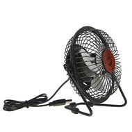 Bao Xin 360 Degrees Rotating USB Powered Tabletop Fan Mini Metal Electric Fan for Summer, Work, Office, Pc, Notebook... N41