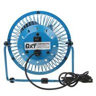Bao Xin 360 Degrees Rotating USB Powered Tabletop Fan Mini Metal Electric Fan for Summer, Work, Office, Pc, Notebook... N44