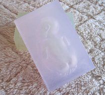 Mold 4 Inch Soft Silicone Large Sleeping Baby Shape Mold MB4