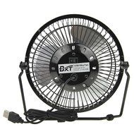 Bao Xin 360 Degrees Rotating USB Powered Tabletop Fan Mini Metal Electric Fan for Summer, Work, Office, Pc, Notebook... N48