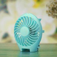 Baaaq Mermaid Portable Battery Fan USB Mini Foldable Personal Cooling Fans for Home and Travel (Blue) N8