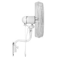 24" Durafan Indoor/Outdoor Oscillating Wall Mount Fan - White