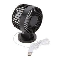Weka Mini Portable Double Blades USB Powered 2 Speeds Adjustable Desk Table Cooling Fan White N6