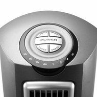 Pedestal Fan with Remote Control, 3 Powerful Speeds, 52'', Silver N4