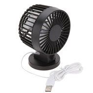 Weka Mini Portable Double Blades USB Powered 2 Speeds Adjustable Desk Table Cooling Fan White N7