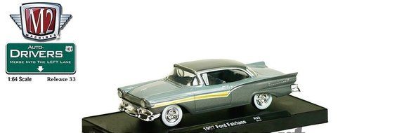 Drivers 6 Cars Set Release 33 in Blister Pack 1:64 By M2 Machines 11228-33 N2