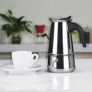 Stainless Steel Italy Style Stovetop 2-Cup Espresso Coffee Maker Moka Pot