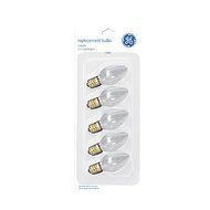 NICOLAS HOLIDAY GE65406 C7 Replacement Bulb, Clear, 5-Pack