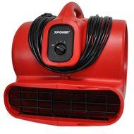 XPOWER X-600A 1/3 HP 2400 CFM 3 Speed Air Mover with GFCI Outlets for Daisy Chain, 3.8-Amp N7