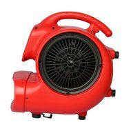 XPOWER X-600A 1/3 HP 2400 CFM 3 Speed Air Mover with GFCI Outlets for Daisy Chain, 3.8-Amp N9