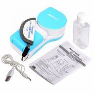 WoneNice Portable Small Fan &amp; Mini-air Conditioner, Runs On Batteries Or USB-Blue N14
