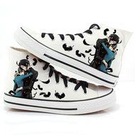 Black Butler Kuroshitsuji Anime Ciel and Sebastian Cosplay Shoes Canvas Shoes Sneakers 1