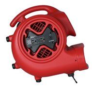 XPOWER X-600A 1/3 HP 2400 CFM 3 Speed Air Mover with GFCI Outlets for Daisy Chain, 3.8-Amp N11