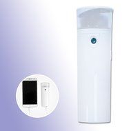 White Portable Water Nano Spray Device Facial Skin Moisturizing Hydrating Skin Care /with Power Bank N5