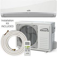 KINGSFIN Mini Split Ductless AC Air Conditioner and Heat Pump 12000 BTU / 115V 15 SEER Complete System N2