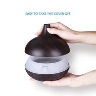Scenic Essential Oil Diffuser Humidifier, Wood Grain 300ml Ultrasonic Diffuser Cool Mist Humidifier for Home,... N3