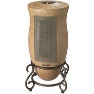 Lasko Oscillating Ceramic Heater with Decorative Finish and 2 Quiet Settings and Built-In Safety Features N2