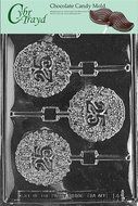 Cybrtrayd L014 Lolly Letters and Numbers Chocolate Candy Mold, 25th