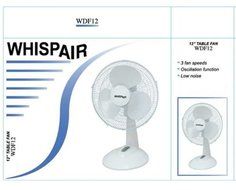 WHISPAIR WDF12 12&quot; Table Fan