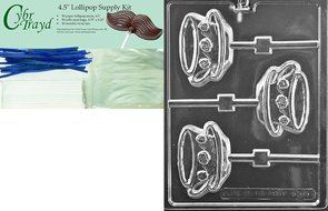 Cybrtrayd D110 Chocolate Candy Mold, Teacup and Saucer Lolly Dads and Moms N2