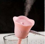 Yosoo Portable Tulip flowers USB Air Humidifier &amp; Mist Diffuser For Office Household Room Health Care (Blue) N4