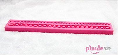 Pinkie Tm Chain Shaped silicone Soap Mold,Resin Clay Chocolate Candy Silicone Cake Mould,Fondant Cake Decorating...