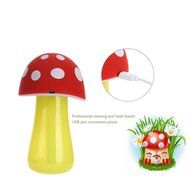 Ollivan 200ml Portable Ultrasonic Cool Mist Mushroom Lamp Humidifier with Color LED Lights USB Mini Air Humidifier... N16