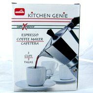 Stove Top Espresso Cuban Coffee Maker pot Cappuccino Latte 3 Cup Cafetera Cubana