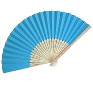 Weixinbuy Summer Folding Hand Held Paper Fans Wedding Party Decor Pocket Bamboo Fan N11